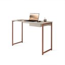 Ver imagem 1 de Escrivaninha com Gaveta Mia 110 X 45 Klm Store Cobre com Off White