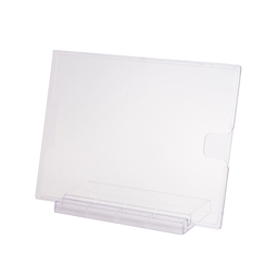 Display Expositor de Folheto Informativo Office com Base 32x24cm A4 Vertical Horizontal Cristal - 6