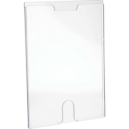 Display Expositor de Folheto Informativo Office com Base 32x24cm A4 Vertical Horizontal Cristal - 8