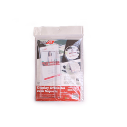 Display Expositor de Folheto Informativo Office com Base 32x24cm A4 Vertical Horizontal Cristal - 9