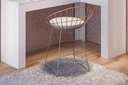 Ver imagem 4 de Escrivaninha Camarim com Penteadeira de Canto Home Office Premium Maquiadora Cor Branco