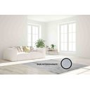 Ver imagem 3 de Tapete Sala Escritório Quadrado 1,50m X 1,50m Antiderrapante:Prata