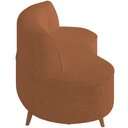 Ver imagem 6 de Sofá Chaise Living 2 Lugares 160cm para Sala Istambul K01 Bouclê Terracota - Lyam Decor