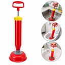 Ver imagem 1 de Desentupidor Manual Alta Pressao Bomba Succao Plastico e Borracha Limpeza Pia Ralo Vaso Sanitario