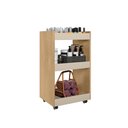 Ver imagem 2 de Esmalteira Balcão para Organizar Multiuso Modelo Jade para Casa Cinamomo Off White