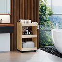 Ver imagem 1 de Esmalteira Balcão para Organizar Multiuso Modelo Jade para Casa Cinamomo Off White