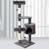 Árvore de Gatos Arranhador Brinquedo Torre Cama Toca Grande 116cm - 3