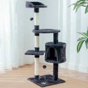 Ver imagem 6 de Árvore de Gatos Arranhador Brinquedo Torre Cama Toca Grande 116cm