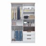 Conjunto Quarto Branco Jatobá Guarda-roupa Módulo Office C- Cama Superior - 8