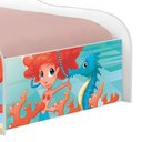 Ver imagem 5 de Cama Solteiro Infantil com Colchão Sereia Menina MDF Branco Casah