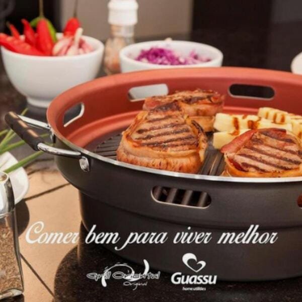 Grill Oriental Guassu Home À Gás Novo Diâmetro e Nova Grelha - 9