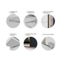 Ver imagem 5 de Guarda Roupa Trentino Mdf 242,3x230cm 2 Portas com Espelho Olmo 1030