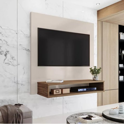 Painel Tv Milão até 32 Polegadas Off White/freijó