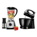 Ver imagem 1 de Kit Mondial Batedeira + Liquidificador 220V Preto