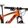 Bicicleta Aro 29 Dropp Race 27V Câmbios Importado Suspensão Trava - Preto+Laranja - 17 - 5