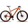 Bicicleta Aro 29 Dropp Race 27V Câmbios Importado Suspensão Trava - Preto+Laranja - 17 - 1