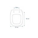 Ver imagem 3 de Assento Sanitário Poliéster City Branco - Celite