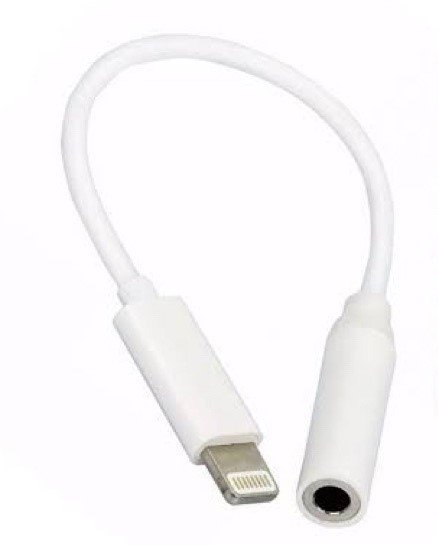 Adaptador de Áudio Fone de Ouvido P2/p3 para Lightning Iphone Kapbom Kap-z11 - Branco