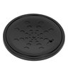Ralo Grelha Black Preto 10X10 Redondo Com Fecho Sistema Abre e Fecha Para Banheiro - 3