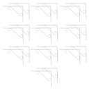 Ver imagem 1 de Kit 20 Cantoneira Branca Suporte Prateleira em S 15x20cm