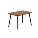 Ver imagem 1 de Mesa de Jantar Stellar Retangular 4 Lugares 1,20 X 0,80m Np Cor:nogal com Preto