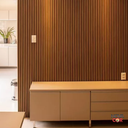 Ver imagem 3 de Papel de Parede Madeira Carvalho Ripado Adesivo Resistente Flexível