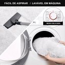 Ver imagem 2 de Jogo Tapete Passadeira Quarto 2 Uni Branco 50 X 140 Cm