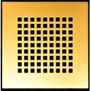 Ver imagem 1 de Tampa Ralo Inox 304 e Base em Alumínio 15 Cm X 15 Cm Modelo Square Dourada