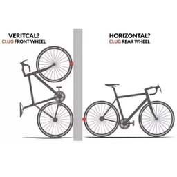 Suporte De Parede Para 1 Bike Mtb Hornit Clug Pneu 58-69 "2. - 5