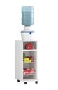 Ver imagem 2 de Kit Cozinha com Armário P/ Forno 2 Portas 1 Gaveta e Fruteira Branco - Fdecor