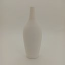 Ver imagem 2 de Vaso Decorativo Enfeite Casa Cerâmica 27x10x10cm Branco