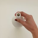 Ver imagem 5 de Vaso Decorativo Enfeite Casa Cerâmica 27x10x10cm Branco