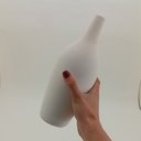 Ver imagem 4 de Vaso Decorativo Enfeite Casa Cerâmica 27x10x10cm Branco