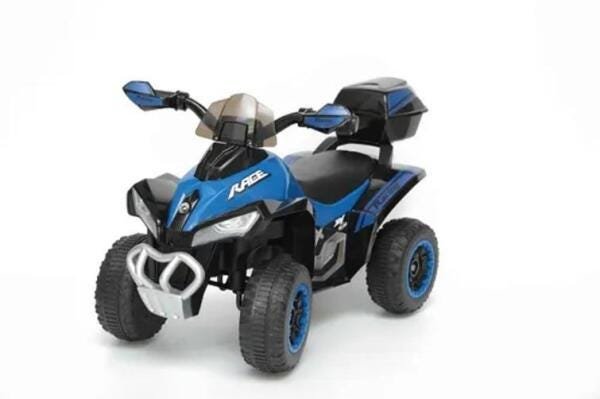 Mini Quadriciclo Elétrico Infantil 6v Azul e Preto