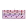 Teclado Mecânico OEX Wolf TC605 com fio - Pink - 1