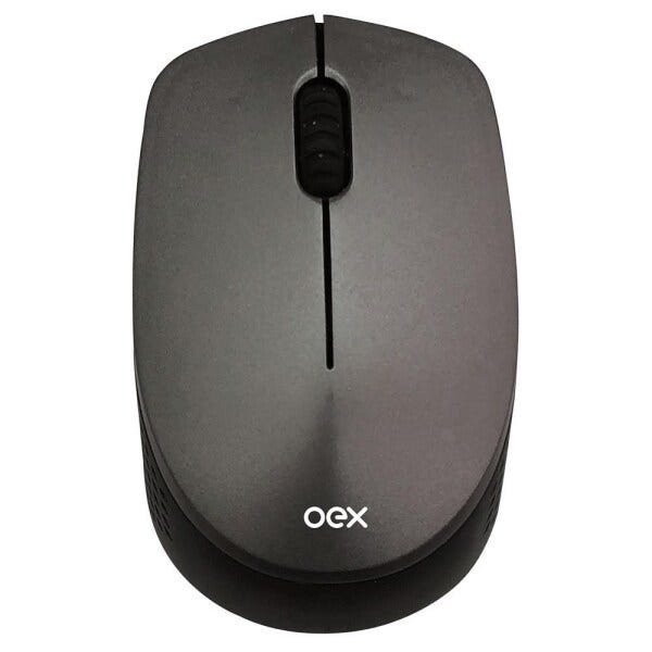 Kit Teclado + Mouse OEX Office TM-406 Wireless - Cinza - 3