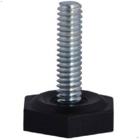 Kit com 12 Pé Nivelador 1/4x3/4 com Base de 22mm