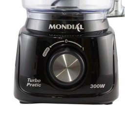 Mini Processador Mondial Turbo Pratic MP-16-B 300W - 127V - 2