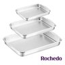Jogo De Assadeiras Retangulares Rochedo Polido 3 Peças - 1