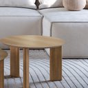 Ver imagem 2 de Mesa de Centro Chanfrada Pe Madeira Hanover 28019 Artesano