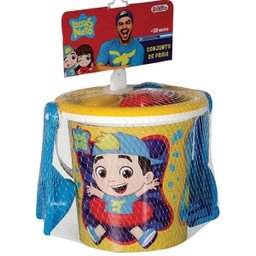 Conjunto de Praia Luccas Neto 7 Peças Rosita - Ref.9862 - 2