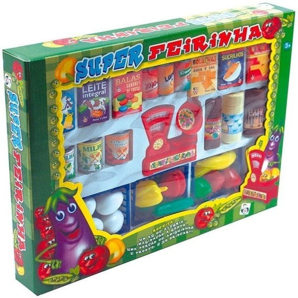 Mini Feira De Brinquedo Caixa Kit Mini Feirinha Infantil - 2