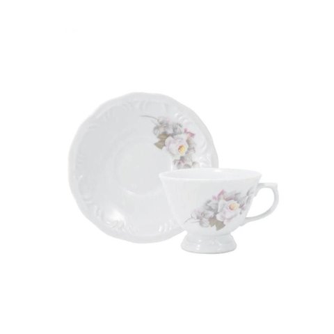 Xícara Café com Pires 70ml Eterna Porcelana Schmidt