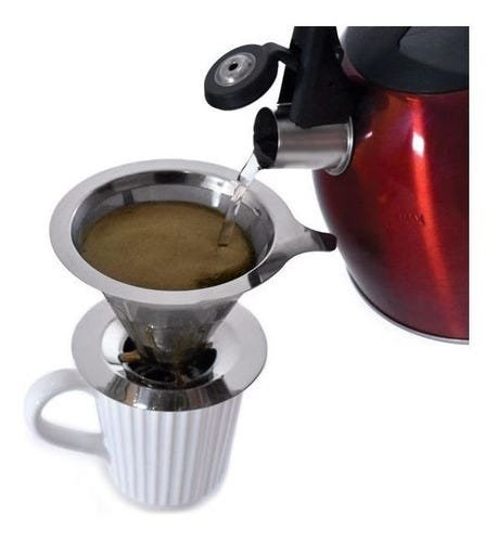 Filtro Coador Para Café Reutilizável 4 Xícaras - Kehome - 4