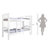 Beliche com Escada Absolut J&A Móveis Branco 202x162x97 - 7