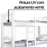 Beliche com Escada Absolut J&A Móveis Branco 202x162x97 - 3