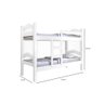 Beliche com Escada Absolut J&A Móveis Branco 202x162x97 - 2