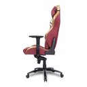 Ver imagem 3 de Cadeira Gamer Pichau Omega, Vermelha e Dourada, PG-OMG-GLD01