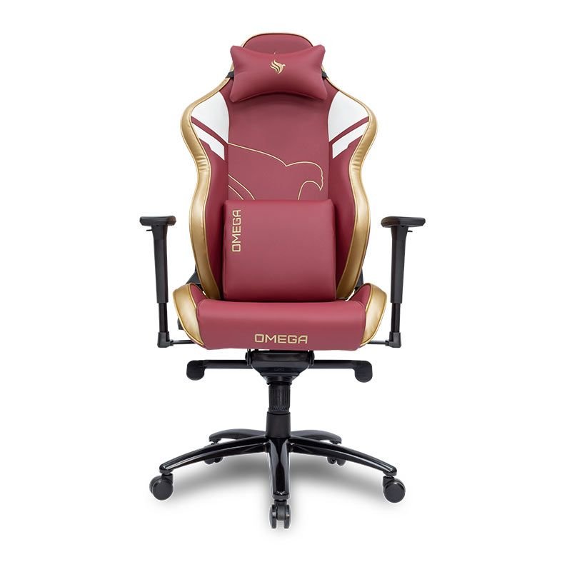 Cadeira Gamer Pichau Omega, Vermelha e Dourada, PG-OMG-GLD01 - 4