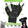 Capa Protetora Banco Traseiro Pet Cães Gatos Passagem Cinto - 2